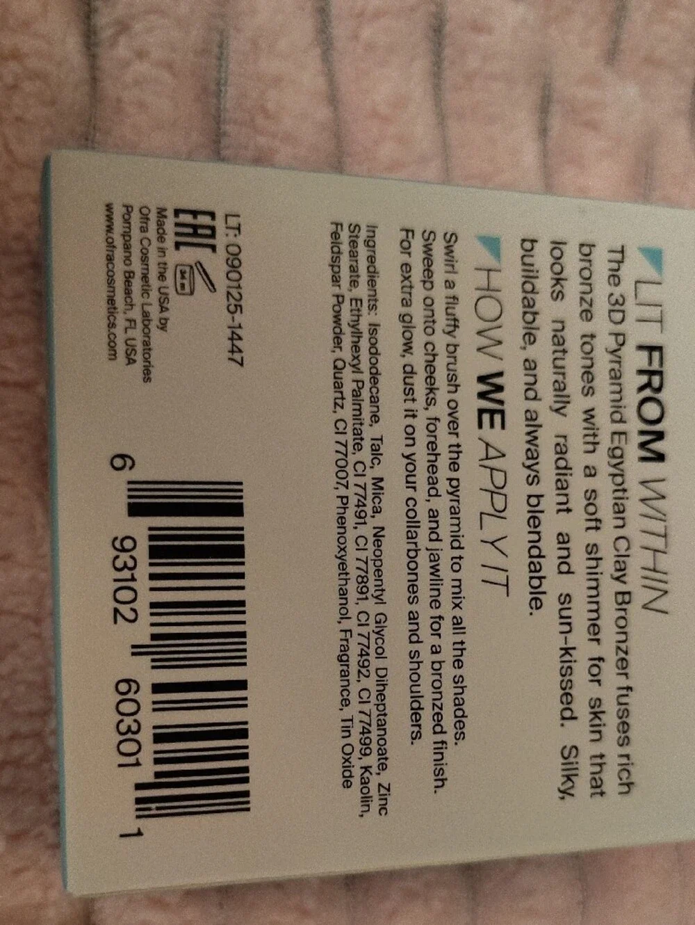 OFRA Egyptian Clay Bronzer